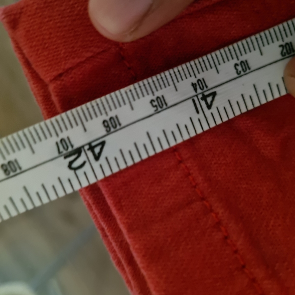 Katies 18 Red Distressed False Front Pockets Summer Autumn Denim Jeans Pants - Picture 9 of 11